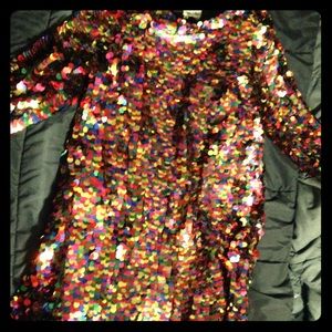 Vintage sequin dress.